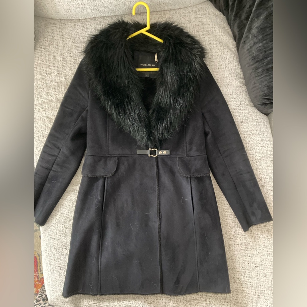 Ivanka Trump Dark Navy Coat sz S